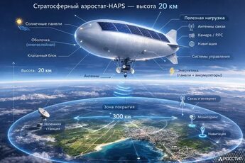 Стратосферные аэростаты-псевдоспутники как воздушные платформы меняют связь, наблюдение и навигацию - Авиационная техника на Рос